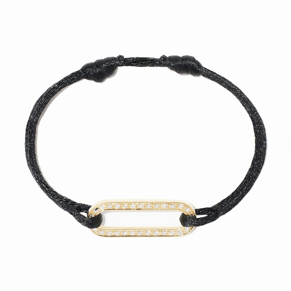 MAILLON L DIAMOND CORD BRACELET
