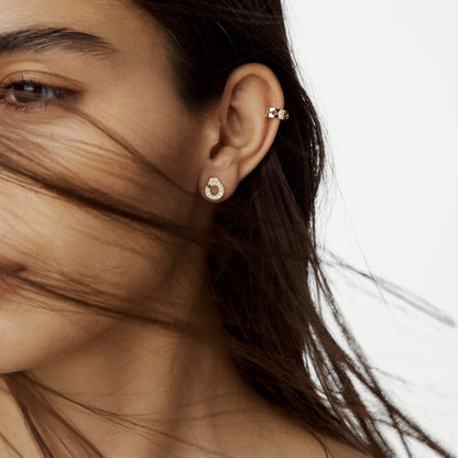 MENOTTES R7.5 DIAMOND STUDS