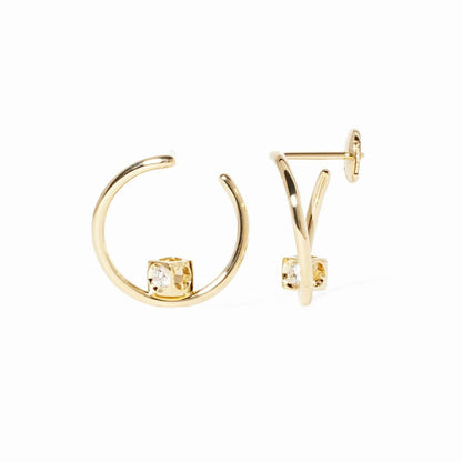 LE CUBE DIAMANT DIAMOND HOOPS
