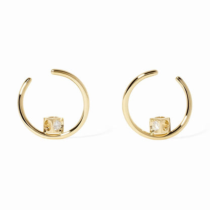 LE CUBE DIAMANT DIAMOND HOOPS