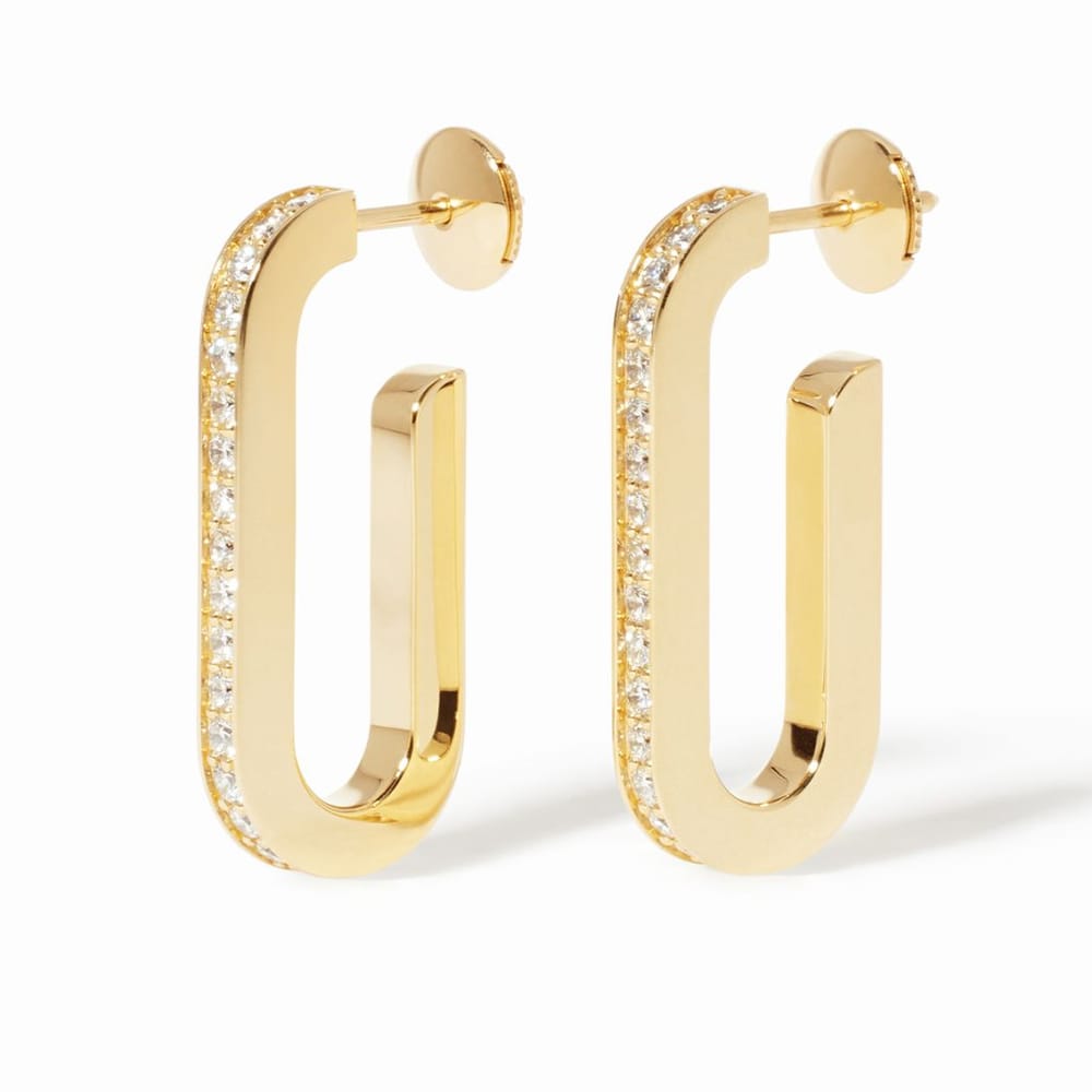 MAILLON LARGE DIAMOND EARRINGS