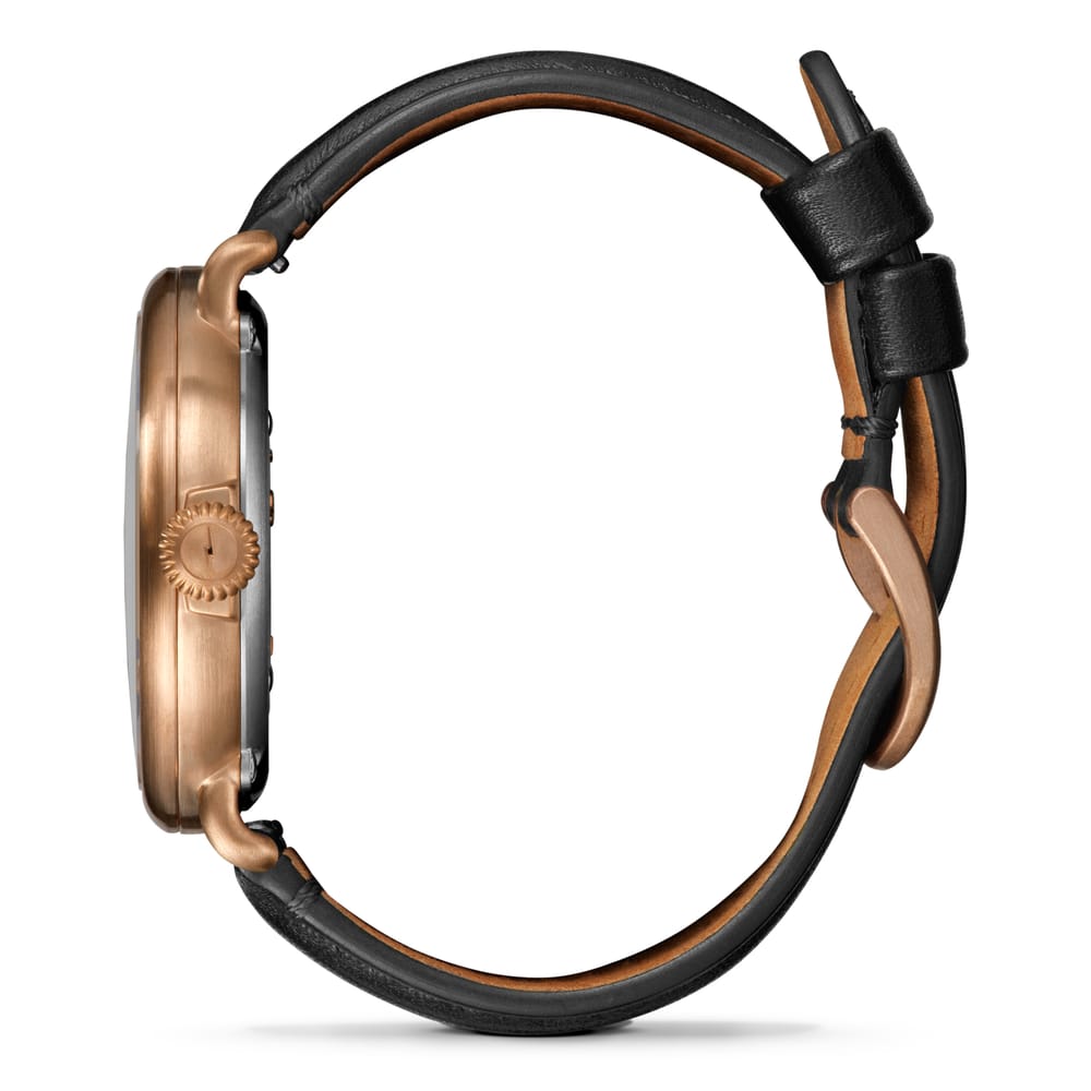43MM BRONZE RUNWELL BLACK