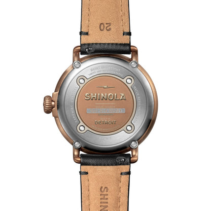 43MM BRONZE RUNWELL BLACK