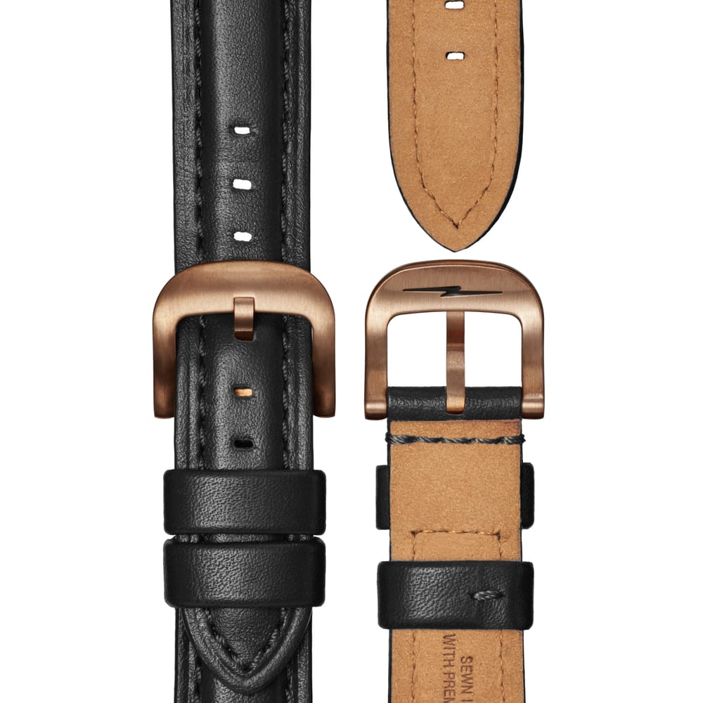 43MM BRONZE RUNWELL BLACK