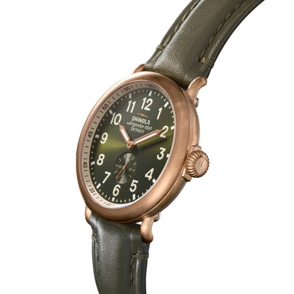 43MM BRONZE RUNWELL GREEN