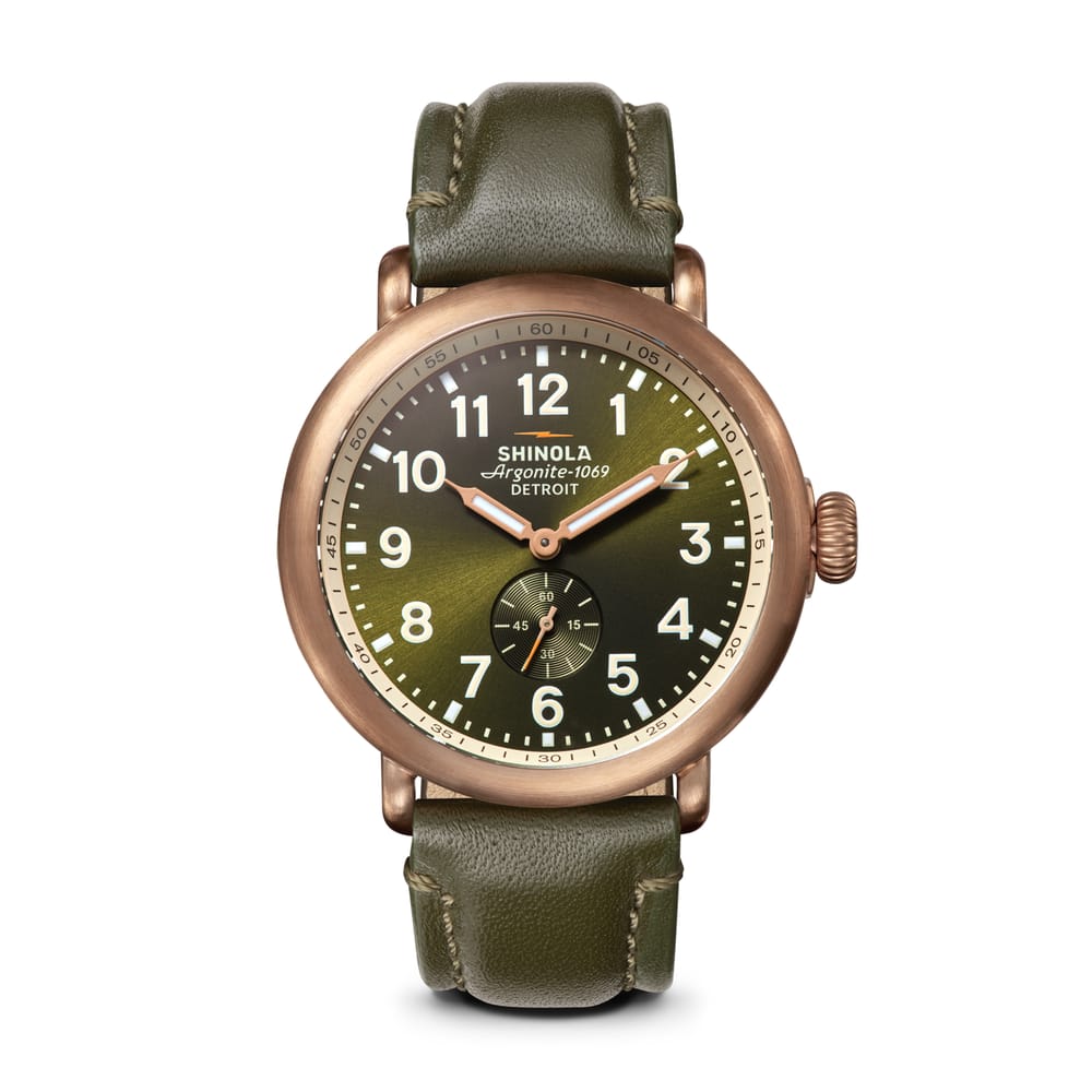 43MM BRONZE RUNWELL GREEN