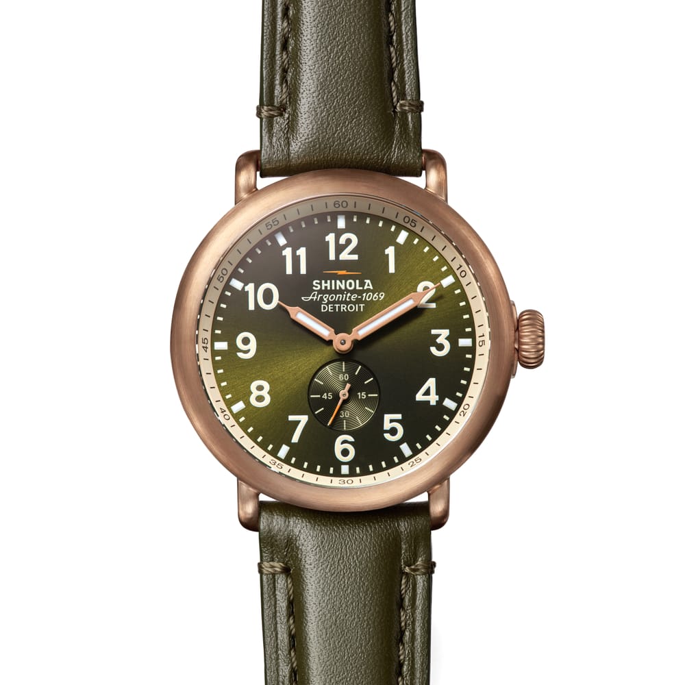 43MM BRONZE RUNWELL GREEN