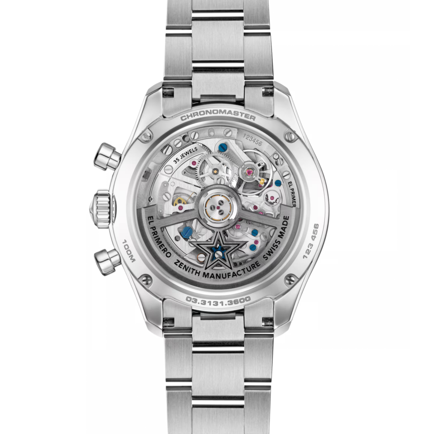 Zenith Chronomaster Sport 41mm Green Ceramic Bezel Skeleton Dial