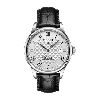 Tissot Le Locle 39mm Automatic Silver Dial Leather Strap Watch