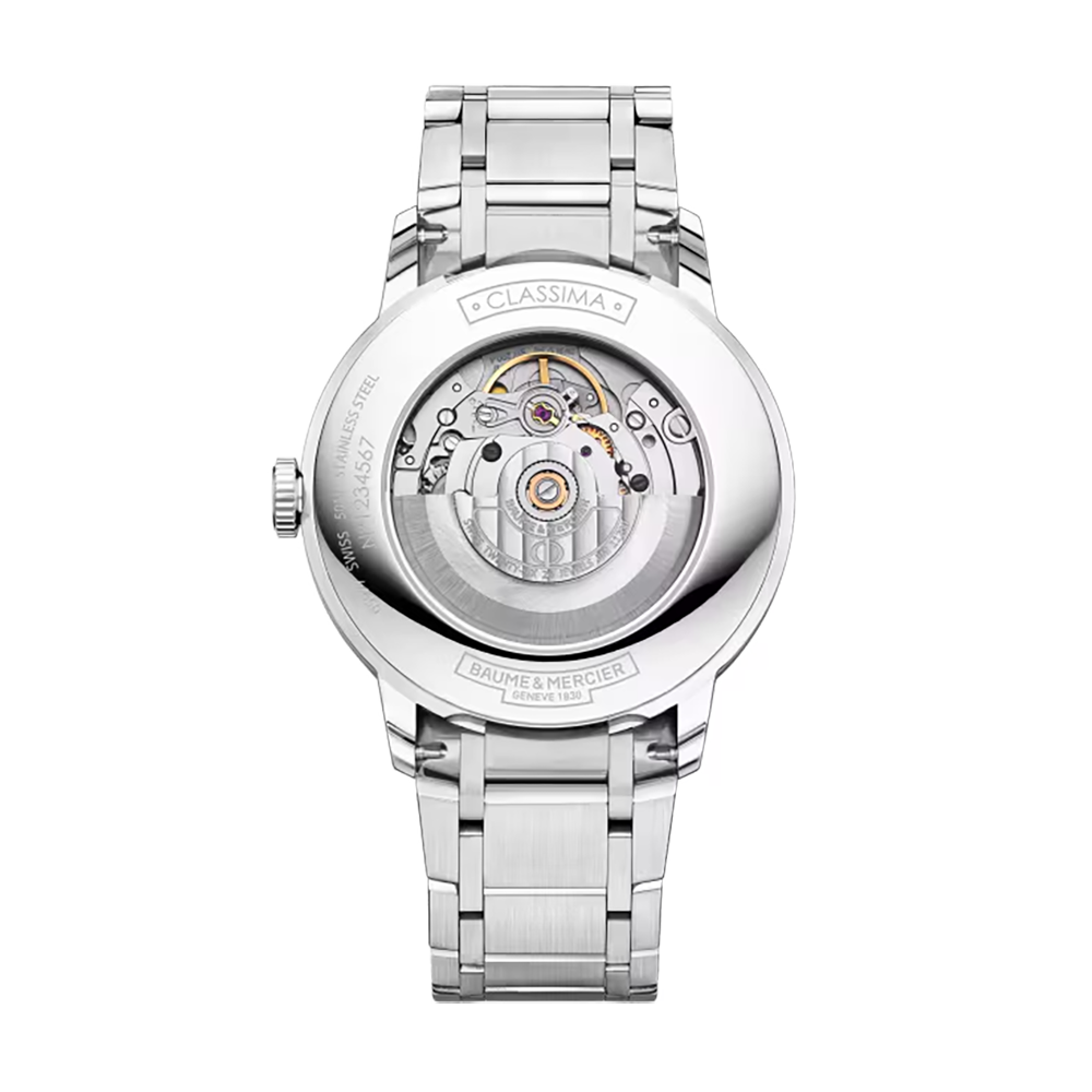 Baume & Mercier Classima 10880 Automatic Blue Dial Watch