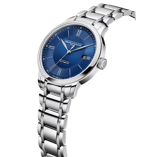Baume & Mercier Classima 10880 Automatic Blue Dial Watch