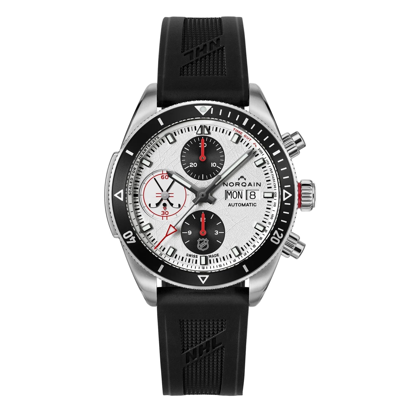 NORQAIN Adventure Chrono NHL Limited Edition White Dial