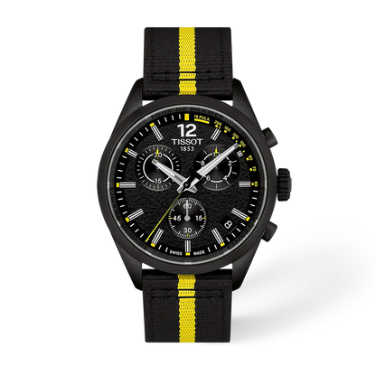 Tissot PR 100 Tour de France 2026 40mm Black Dial Chronograph Watch