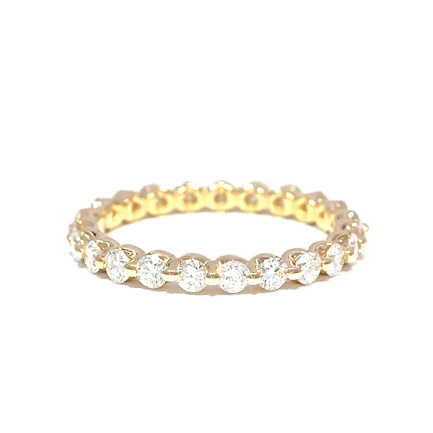 Ella Rose 14K Yellow Gold 1 Carat Lab-Grown Diamond Eternity Band