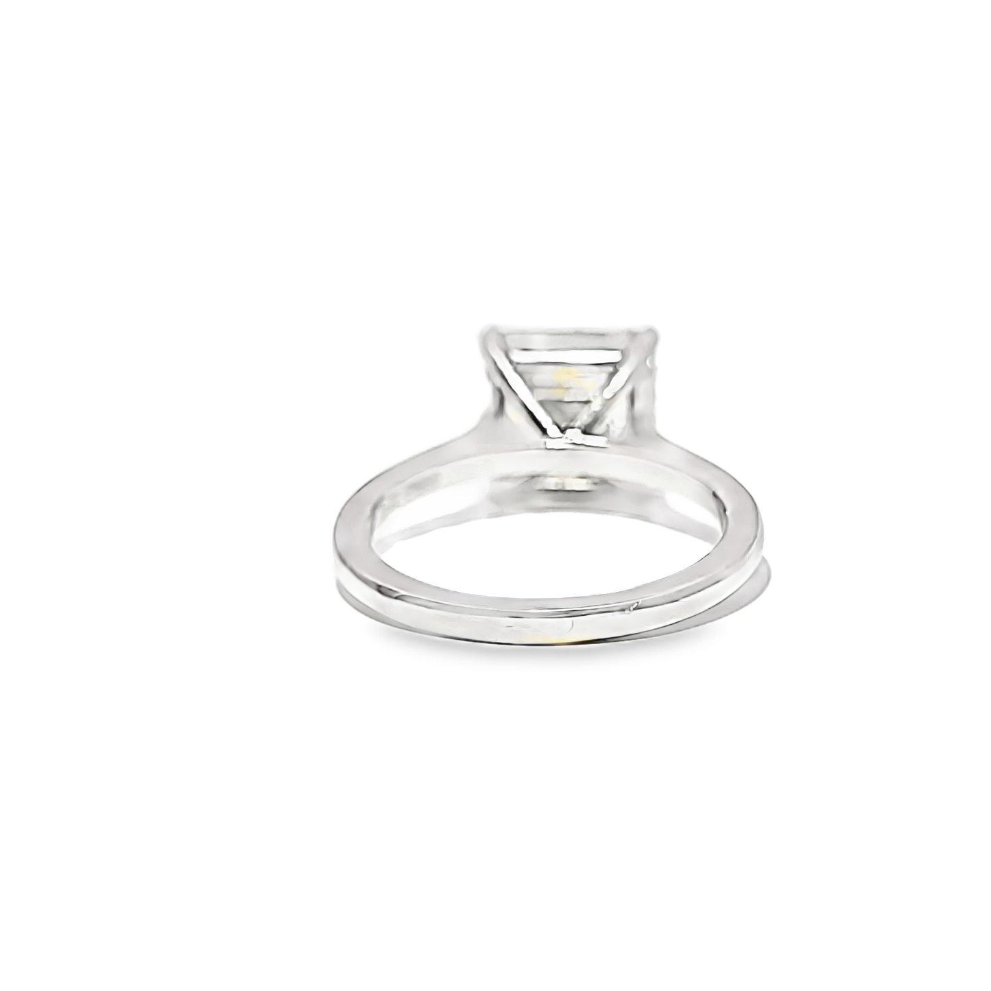 KJ5 Platinum GIA Certified 5.22ct Asscher Cut Diamond Solitaire Engagement Ring