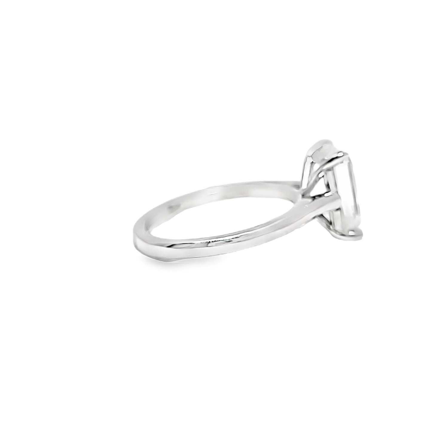 KJ5 Platinum GIA-Certified 3.43ct Emerald Cut Diamond Solitaire Engagement Ring