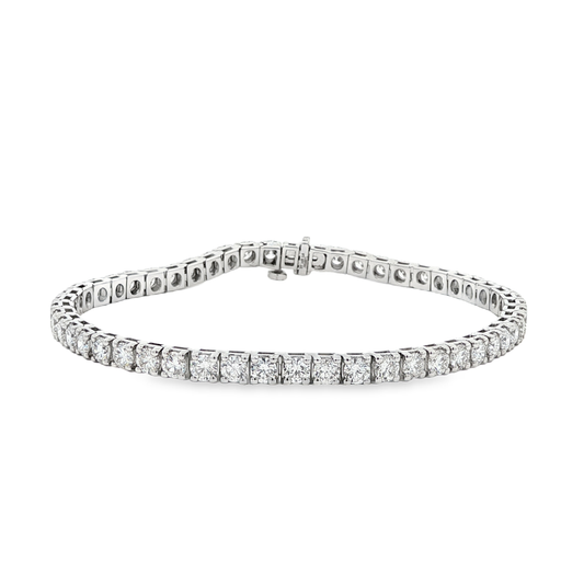 Ella Rose 6.35ct Lab-Grown Diamond Tennis Bracelet 14K White Gold