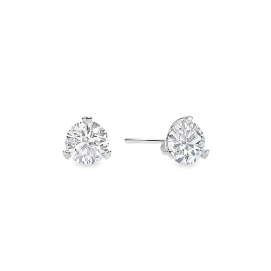 Ella Rose 14K White Gold 5.04ct Martini Lab-Grown Diamond Stud Earrings