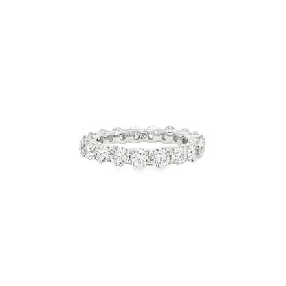 Ella Rose 3.23ct Lab-Grown Diamond Eternity Band 14K White Gold