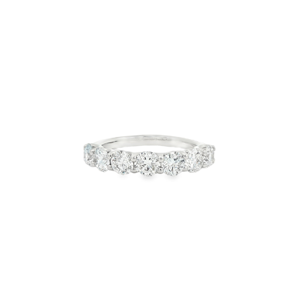 Ella Rose 2.01ct 7-Stone Lab-Grown Diamond Wedding Band 14K White Gold