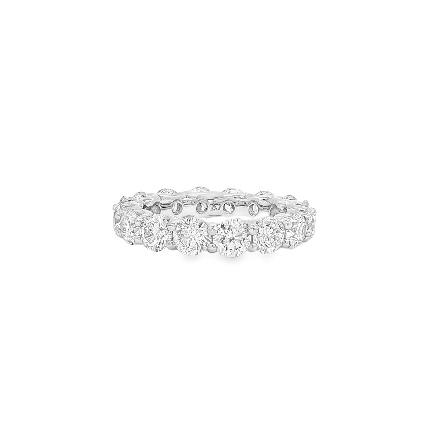 Ella Rose 5.04ct Round Lab-Grown Diamond Eternity Band 14K White Gold