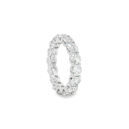 Ella Rose 5.04ct Round Lab-Grown Diamond Eternity Band 14K White Gold