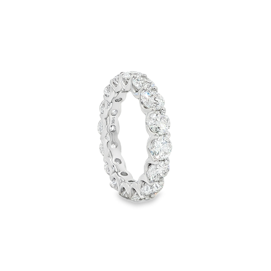 Ella Rose 5.04ct Round Lab-Grown Diamond Eternity Band 14K White Gold