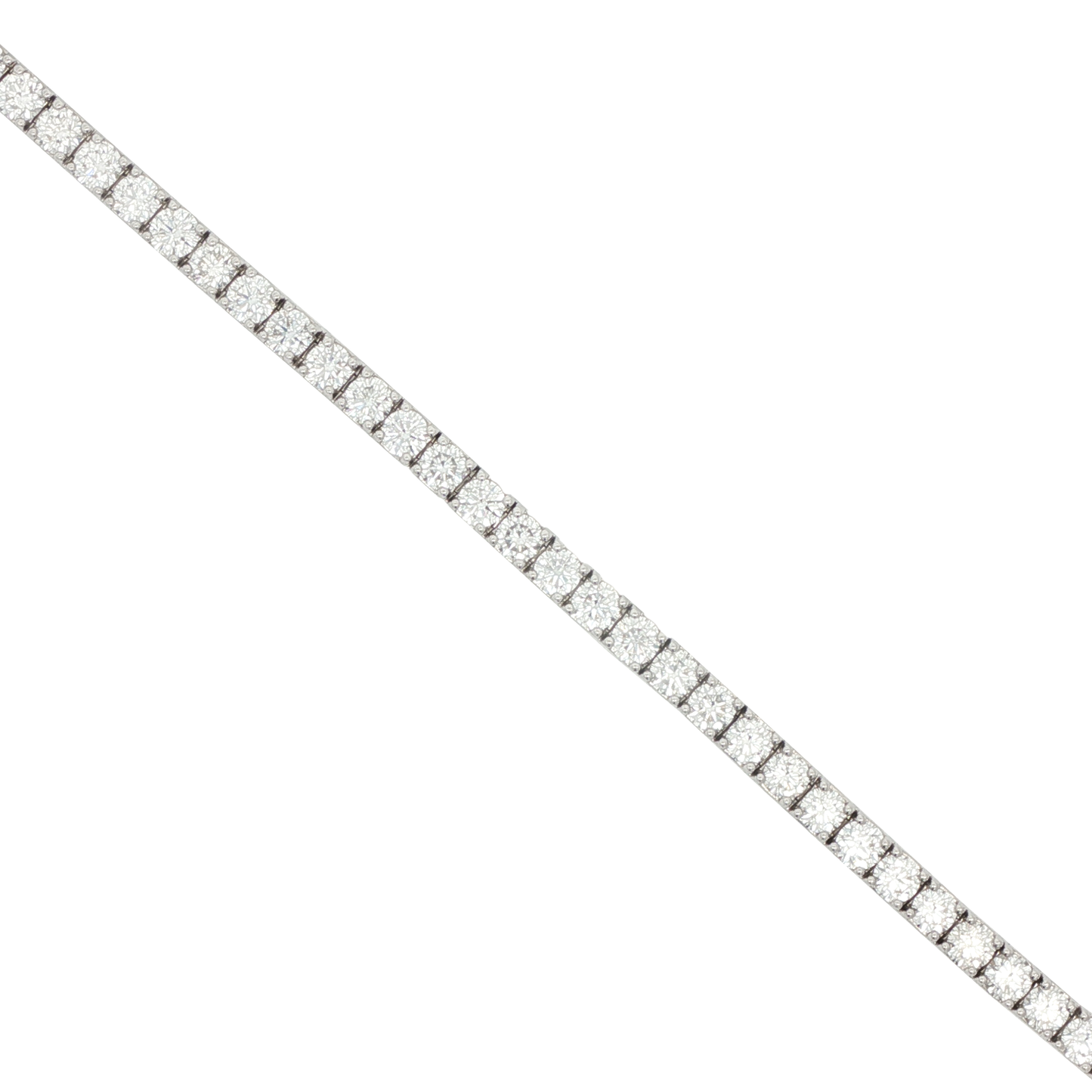 Ella Rose 14.99ct Lab-Grown Diamond Tennis Bracelet 14K White Gold