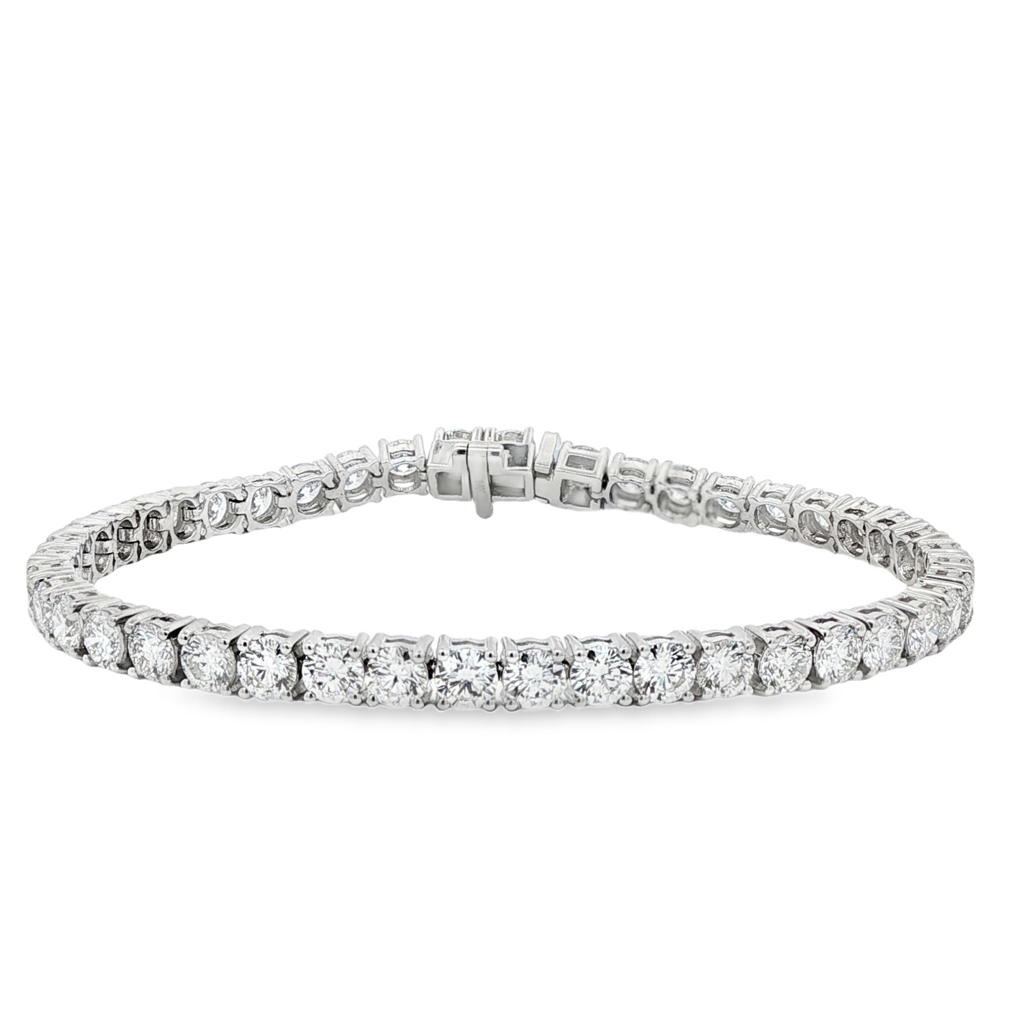 Ella Rose 10.07ct Lab-Grown Diamond Tennis Bracelet 14K White Gold