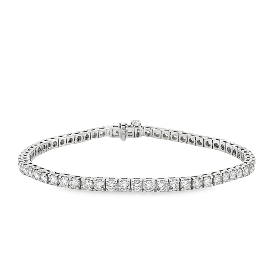 Ella Rose 4 Carat Lab-Grown Diamond Tennis Bracelet 14K White Gold