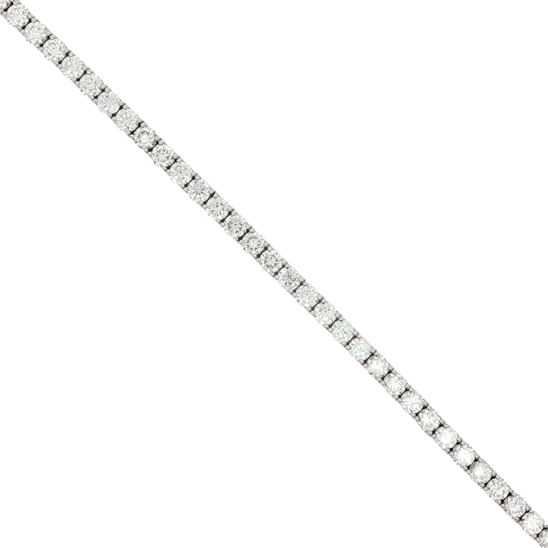 Ella Rose 12.68ct Lab-Grown Diamond Tennis Bracelet 14K White Gold