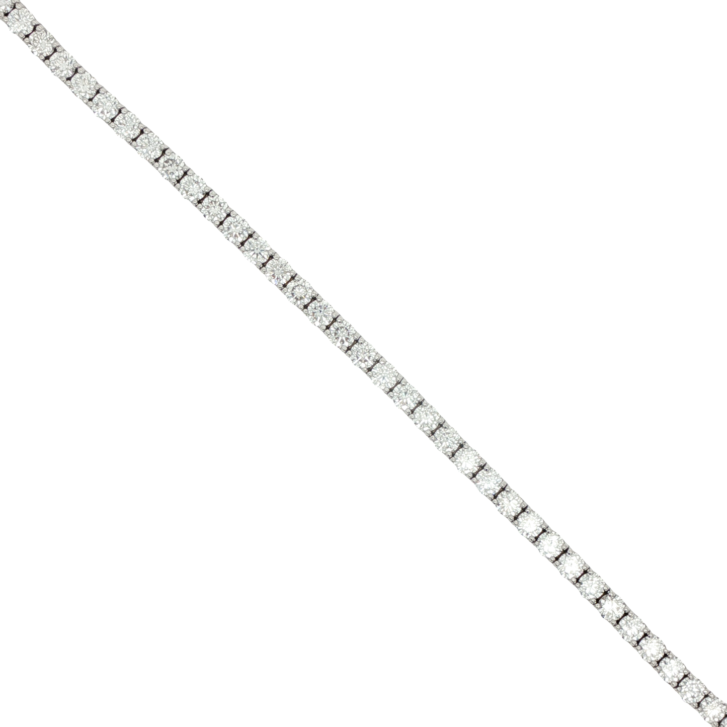 Ella Rose 10 Carat Lab-Grown Diamond Tennis Bracelet 14K White Gold