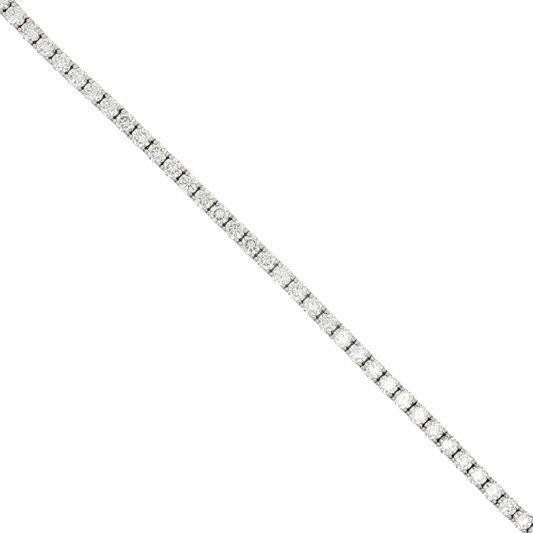 Ella Rose 10 Carat Lab-Grown Diamond Tennis Bracelet 14K White Gold