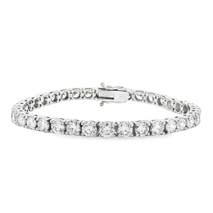 Ella Rose 12.68ct Lab-Grown Diamond Tennis Bracelet 14K White Gold