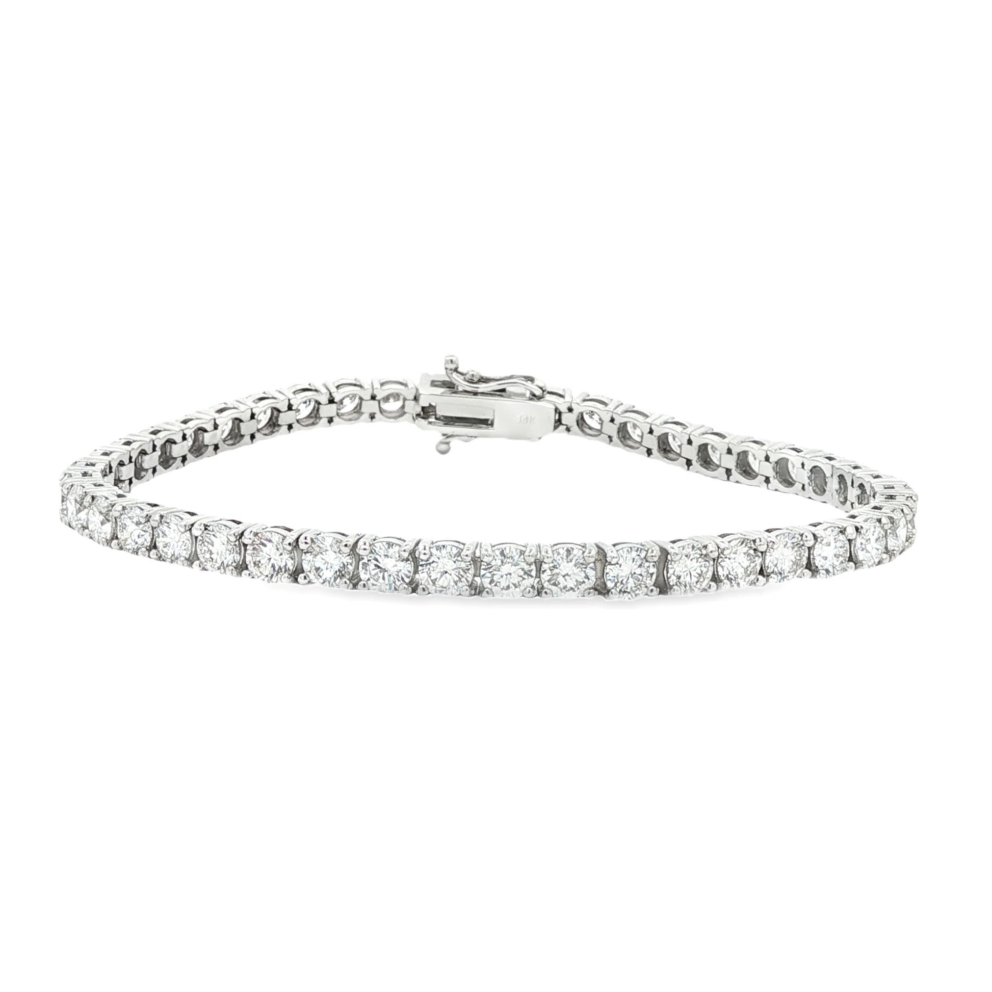 Ella Rose 8.65ct Lab-Grown Diamond Tennis Bracelet 14K White Gold