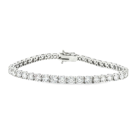 Ella Rose 8.65ct Lab-Grown Diamond Tennis Bracelet 14K White Gold