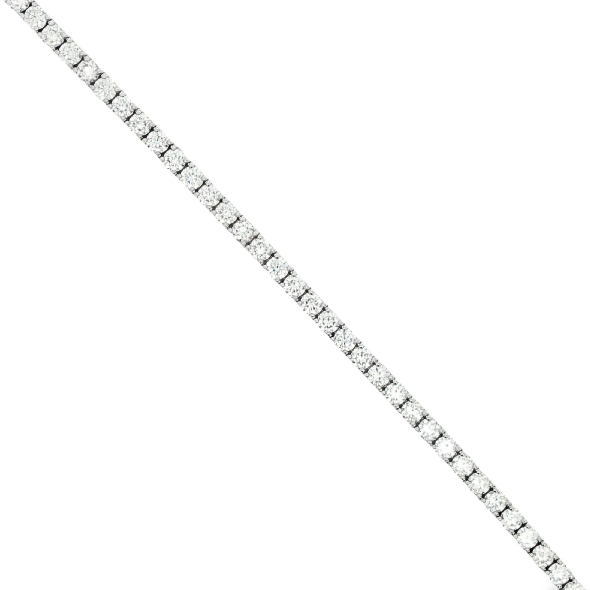 Ella Rose 8.65ct Lab-Grown Diamond Tennis Bracelet 14K White Gold