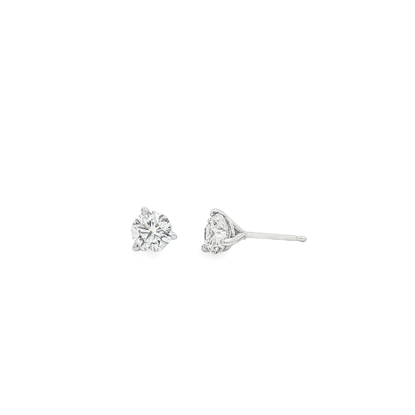 Ella Rose 14K White Gold 1.05ct Lab-Grown Diamond Stud Earrings