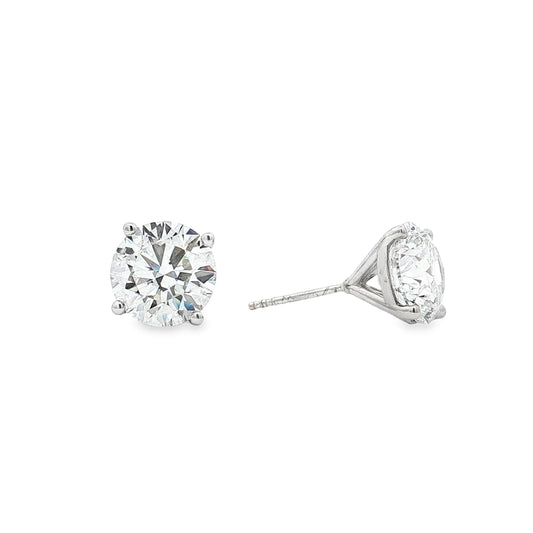 Ella Rose 14K White Gold 8.03ct Lab-Grown Diamond Stud Earrings