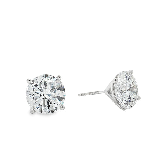 Ella Rose 14K White Gold 10.06ct Lab-Grown Diamond Stud Earrings