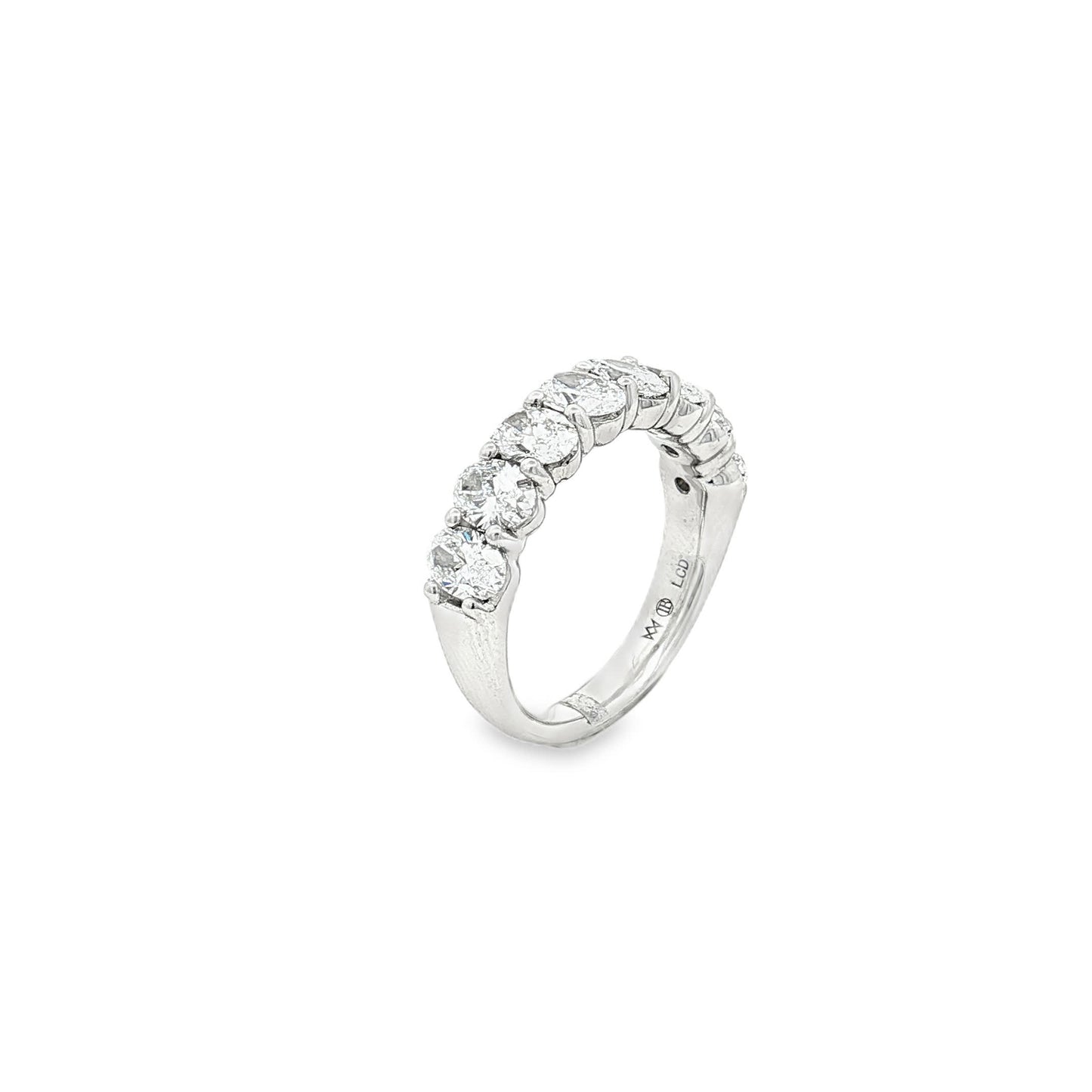 Ella Rose 2.00ct Oval Diamond Eight-Stone Band Platinum