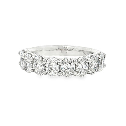 Ella Rose 2.00ct Oval Diamond Eight-Stone Band Platinum