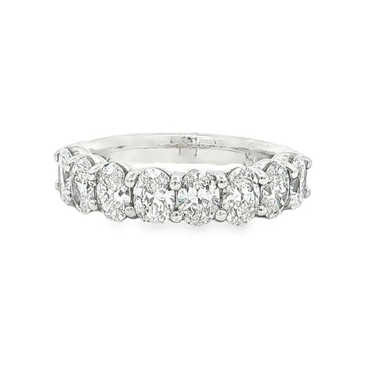Ella Rose 2.00ct Oval Diamond Eight-Stone Band Platinum