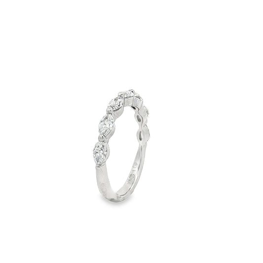 Ella Rose 0.66ct Marquise Diamond Seven-Stone Band Platinum