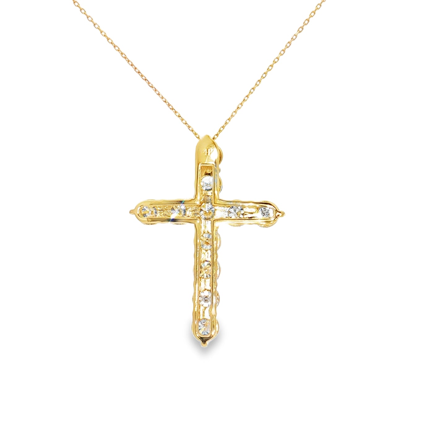 Ella Rose 14K Yellow Gold 2.29ct Lab-Grown Diamond Pendant
