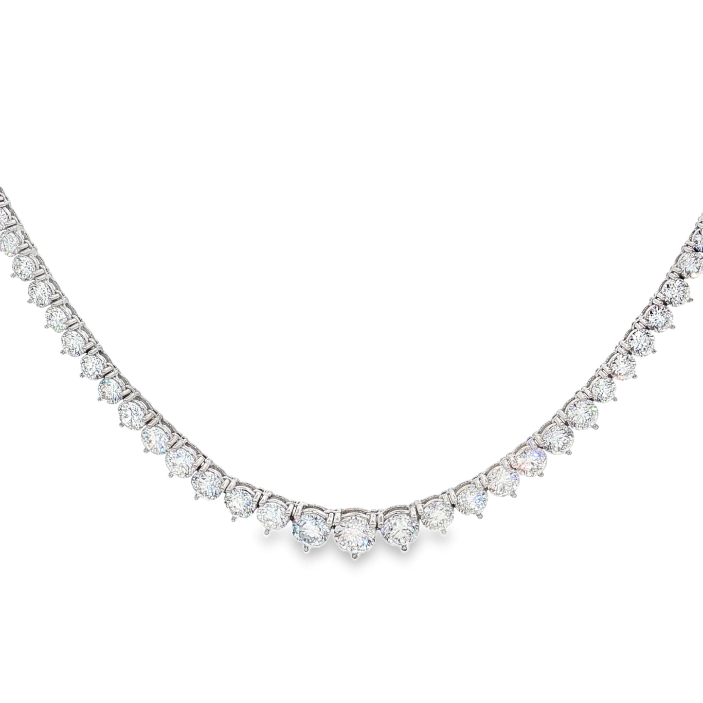 Ella Rose Riviera 15.60ct Lab-Grown Diamond Tennis Necklace