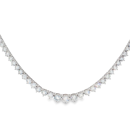Ella Rose Riviera 15.60ct Lab-Grown Diamond Tennis Necklace