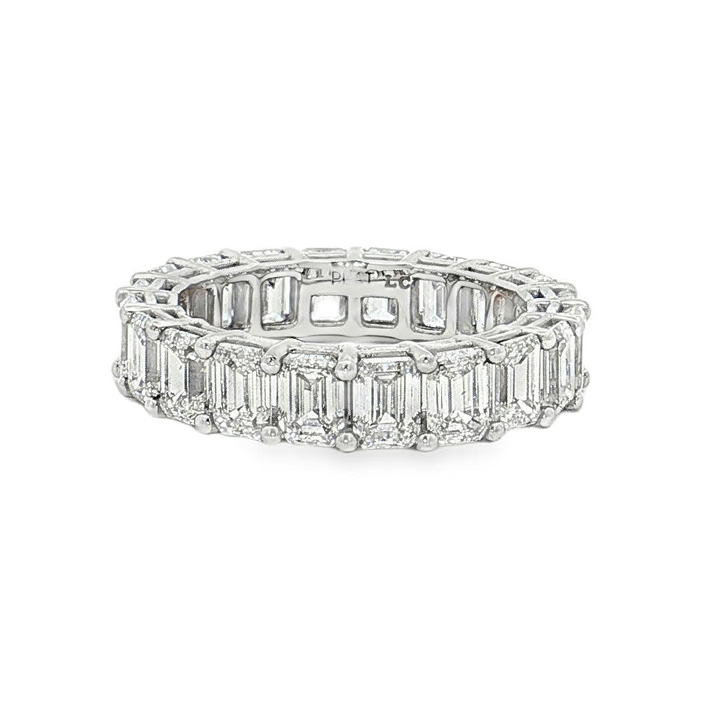 Ella Rose 5.00ct Emerald Cut Lab-Grown Diamond Eternity Band Platinum