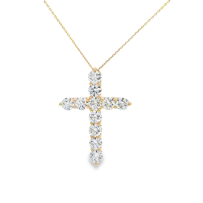 Ella Rose 14K Yellow Gold 2.29ct Lab-Grown Diamond Pendant