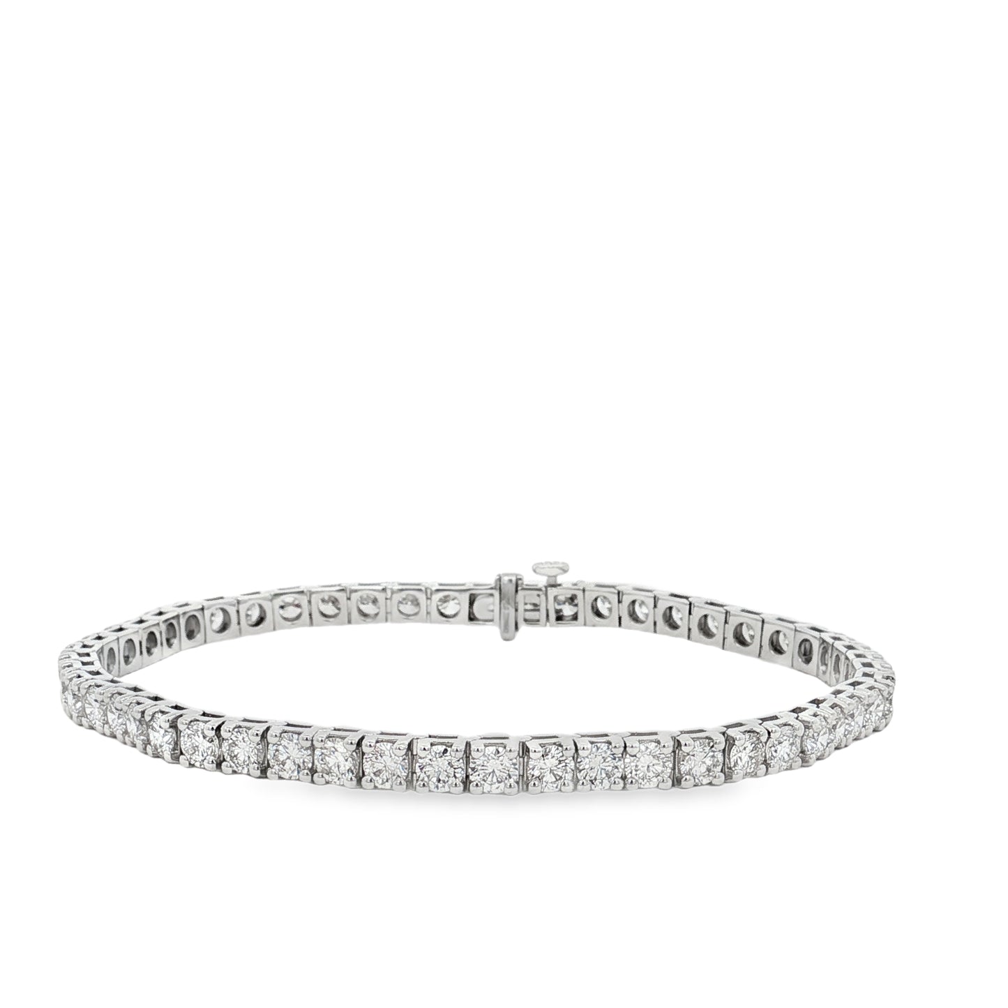Ella Rose 7.32ct Lab-Grown Diamond Tennis Bracelet 14K White Gold